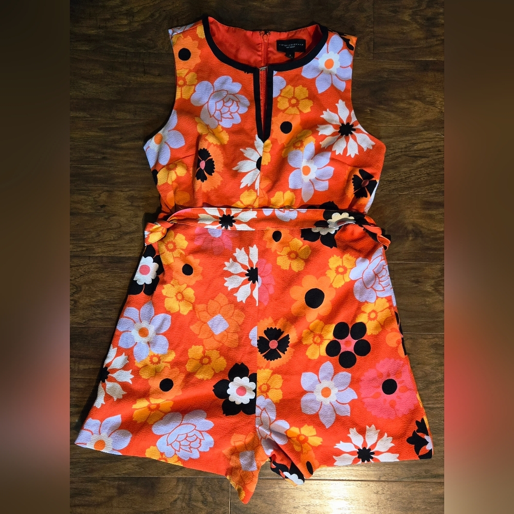 Victoria Beckham Floral Romper